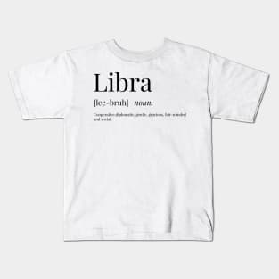 Libra Definition Kids T-Shirt